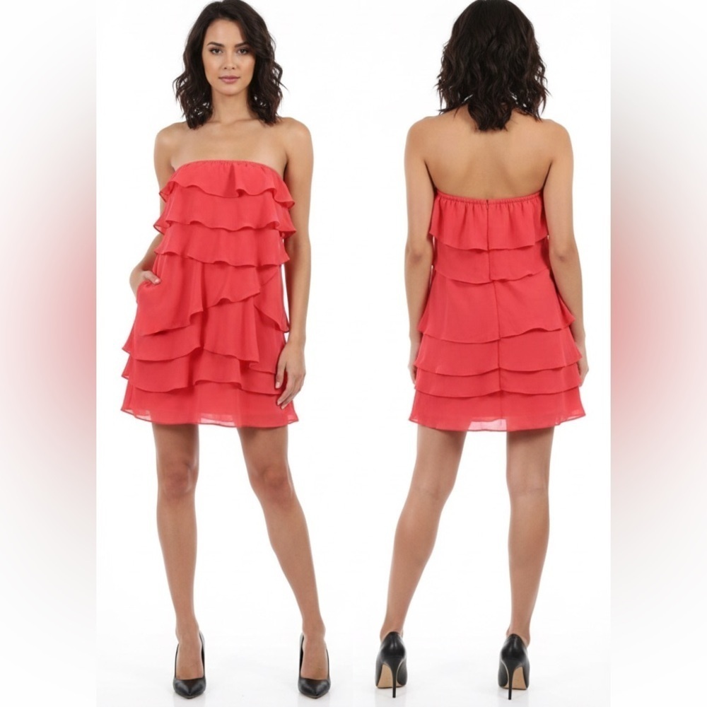BCBGMAXAZRIA strapless dress size 2